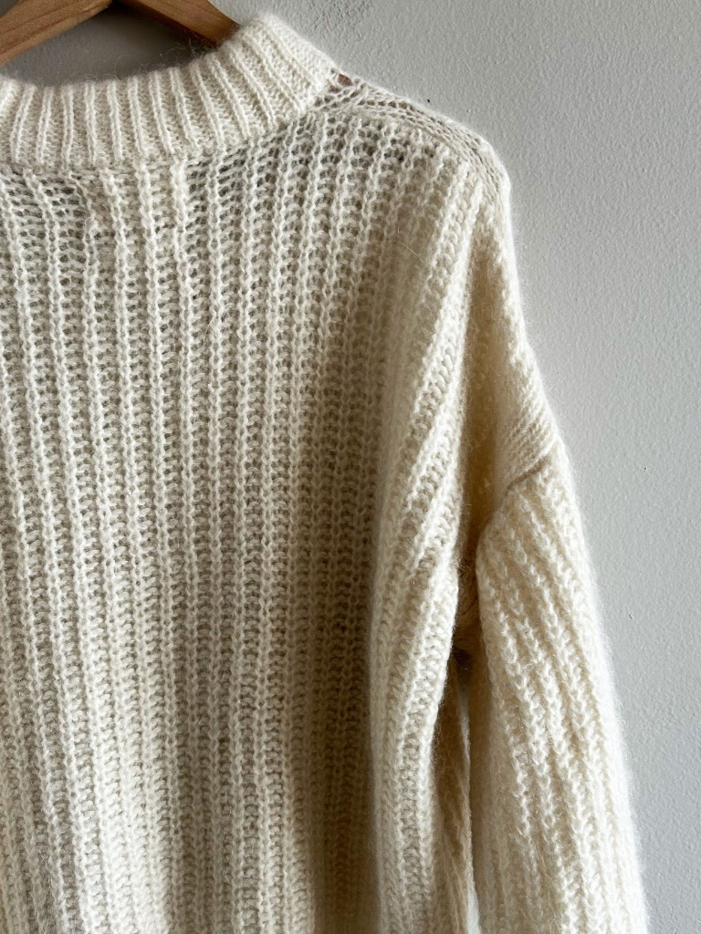 ba&sh Emma Sweater in Ecru, Size Small - Picture 11 of 15